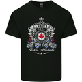 Canadian Biker Attitude Motorbike Canada Mens Cotton T-Shirt Tee Top Black