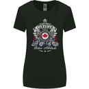 Canadian Biker Attitude Motorbike Canada Womens Wider Cut T-Shirt Black