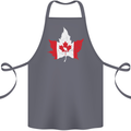 Canadian Maple Leaf Flag Canada Beaver Cotton Apron 100% Organic Steel