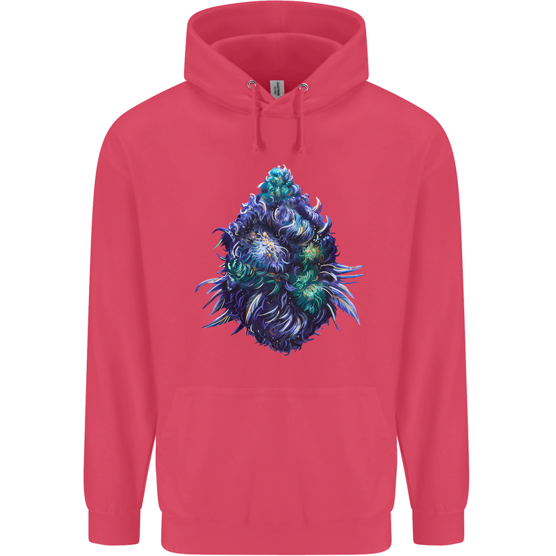 Cannabis Bud Drugs Marijuana Weed Childrens Kids Hoodie Heliconia