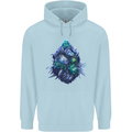 Cannabis Bud Drugs Marijuana Weed Childrens Kids Hoodie Light Blue