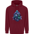 Cannabis Bud Drugs Marijuana Weed Childrens Kids Hoodie Maroon