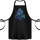 Cannabis Bud Drugs Marijuana Weed Cotton Apron 100% Organic Black