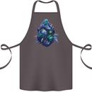 Cannabis Bud Drugs Marijuana Weed Cotton Apron 100% Organic Dark Grey