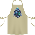 Cannabis Bud Drugs Marijuana Weed Cotton Apron 100% Organic Khaki