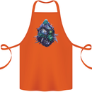Cannabis Bud Drugs Marijuana Weed Cotton Apron 100% Organic Orange