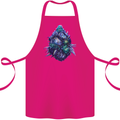 Cannabis Bud Drugs Marijuana Weed Cotton Apron 100% Organic Pink
