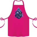 Cannabis Bud Drugs Marijuana Weed Cotton Apron 100% Organic Pink
