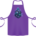 Cannabis Bud Drugs Marijuana Weed Cotton Apron 100% Organic Purple