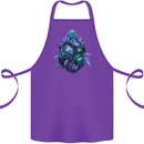 Cannabis Bud Drugs Marijuana Weed Cotton Apron 100% Organic Purple