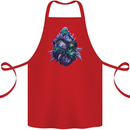 Cannabis Bud Drugs Marijuana Weed Cotton Apron 100% Organic Red