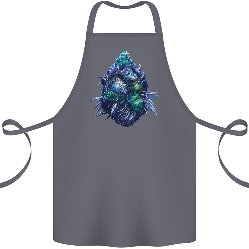 Cannabis Bud Drugs Marijuana Weed Cotton Apron 100% Organic Steel