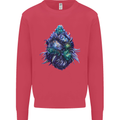 Cannabis Bud Drugs Marijuana Weed Kids Sweatshirt Jumper Heliconia