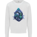 Cannabis Bud Drugs Marijuana Weed Kids Sweatshirt Jumper White