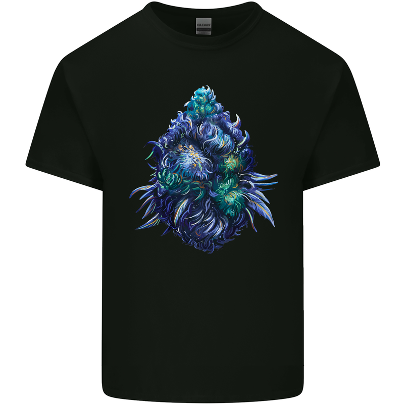 Cannabis Bud Drugs Marijuana Weed Kids T-Shirt Childrens Black