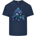 Cannabis Bud Drugs Marijuana Weed Kids T-Shirt Childrens Navy Blue