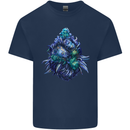 Cannabis Bud Drugs Marijuana Weed Kids T-Shirt Childrens Navy Blue