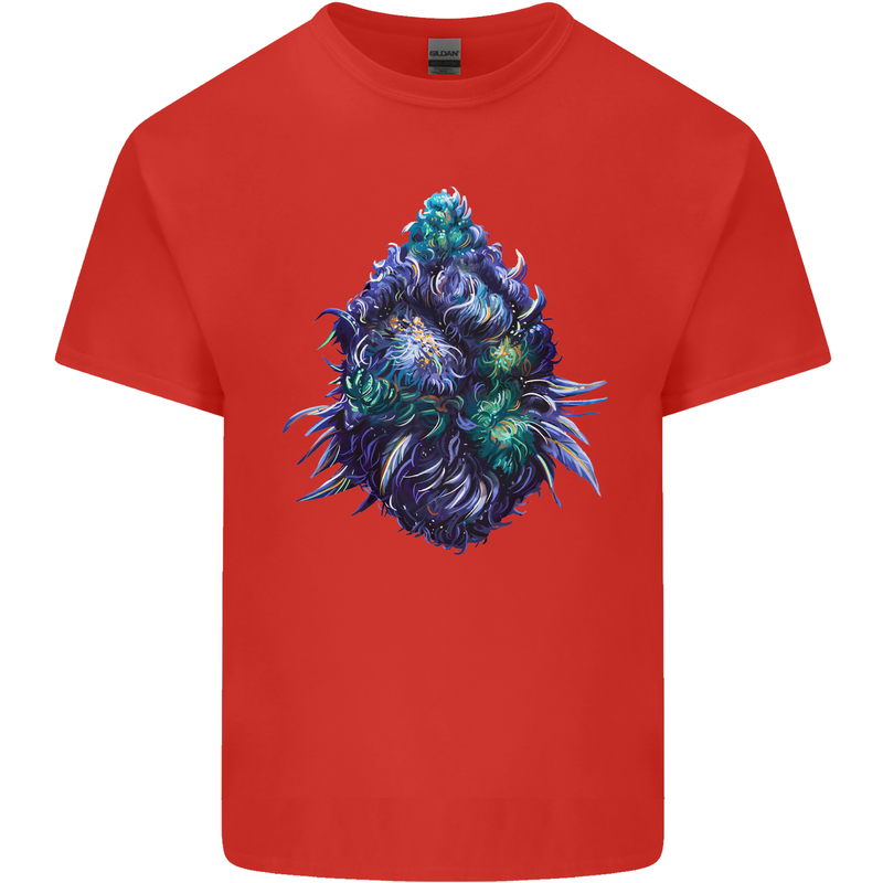 Cannabis Bud Drugs Marijuana Weed Kids T-Shirt Childrens Red