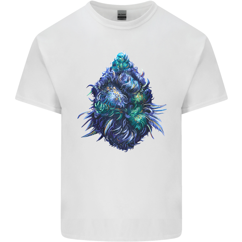 Cannabis Bud Drugs Marijuana Weed Kids T-Shirt Childrens White