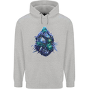 Cannabis Bud Drugs Marijuana Weed Mens 80% Cotton Hoodie Sports Grey