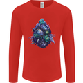 Cannabis Bud Drugs Marijuana Weed Mens Long Sleeve T-Shirt Red