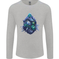 Cannabis Bud Drugs Marijuana Weed Mens Long Sleeve T-Shirt Sports Grey