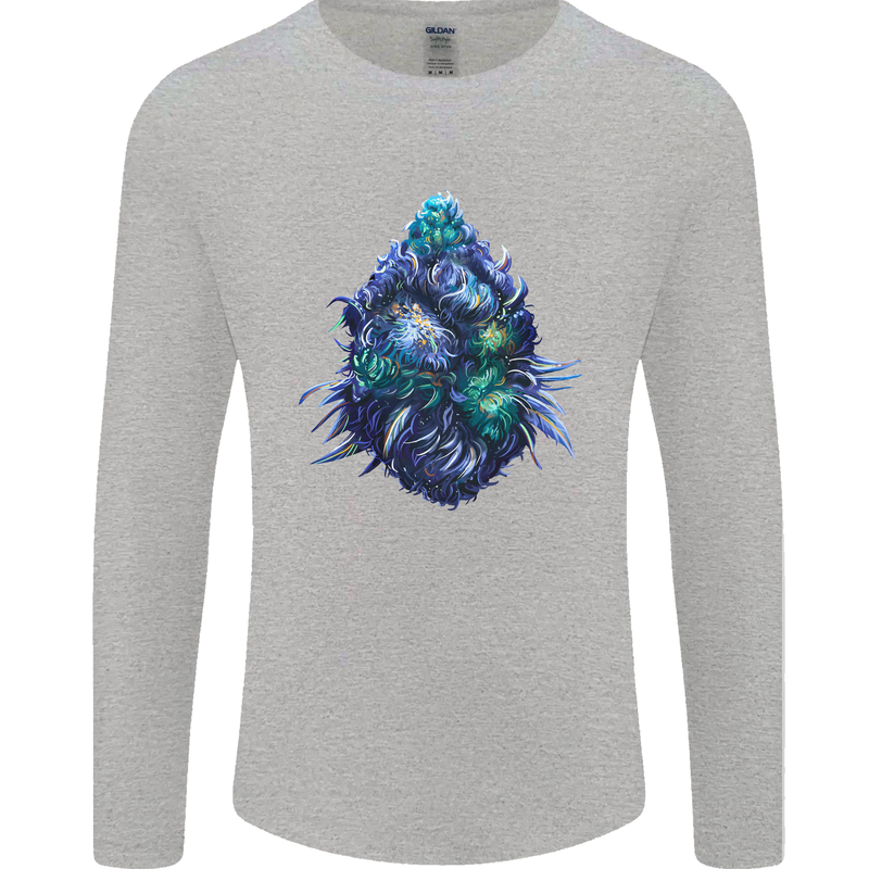 Cannabis Bud Drugs Marijuana Weed Mens Long Sleeve T-Shirt Sports Grey