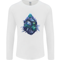 Cannabis Bud Drugs Marijuana Weed Mens Long Sleeve T-Shirt White