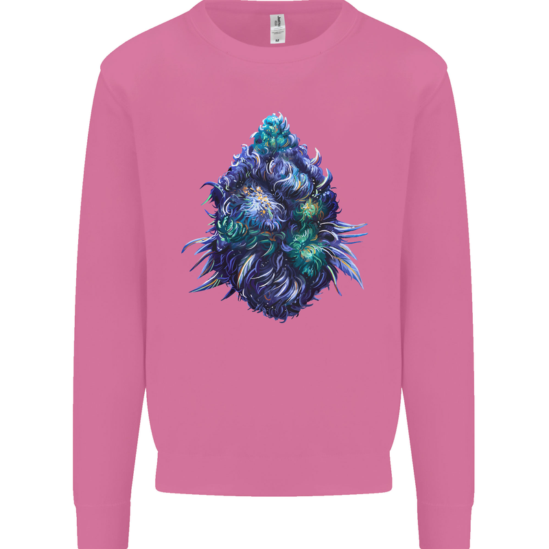 Cannabis Bud Drugs Marijuana Weed Mens Sweatshirt Jumper Azalea