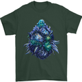 Cannabis Bud Drugs Marijuana Weed Mens T-Shirt 100% Cotton Forest Green