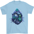 Cannabis Bud Drugs Marijuana Weed Mens T-Shirt 100% Cotton Light Blue