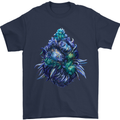Cannabis Bud Drugs Marijuana Weed Mens T-Shirt 100% Cotton Navy Blue