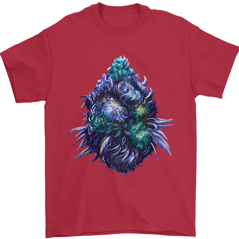 Cannabis Bud Drugs Marijuana Weed Mens T-Shirt 100% Cotton Red