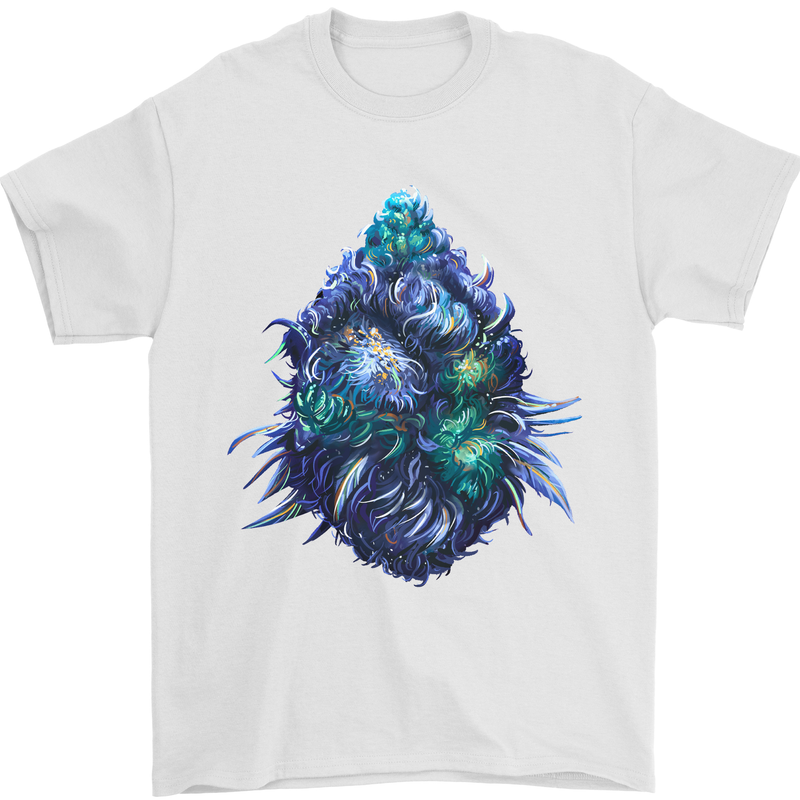 Cannabis Bud Drugs Marijuana Weed Mens T-Shirt 100% Cotton White