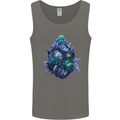 Cannabis Bud Drugs Marijuana Weed Mens Vest Tank Top Charcoal