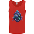 Cannabis Bud Drugs Marijuana Weed Mens Vest Tank Top Red