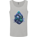 Cannabis Bud Drugs Marijuana Weed Mens Vest Tank Top Sports Grey