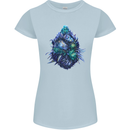 Cannabis Bud Drugs Marijuana Weed Womens Petite Cut T-Shirt Light Blue