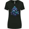 Cannabis Bud Drugs Marijuana Weed Womens Wider Cut T-Shirt Black