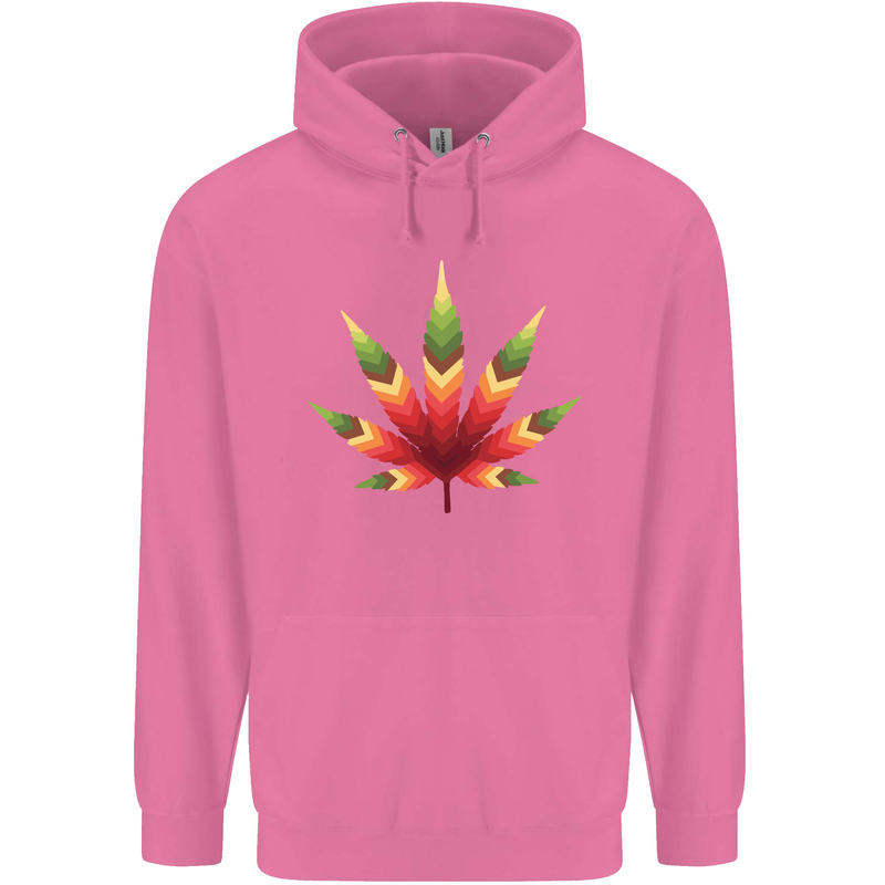 Cannabis Leaf Weed Drugs Marijuana Weed Childrens Kids Hoodie Azalea