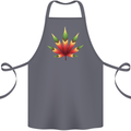 Cannabis Leaf Weed Drugs Marijuana Weed Cotton Apron 100% Organic Steel