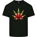 Cannabis Leaf Weed Drugs Marijuana Weed Kids T-Shirt Childrens Black
