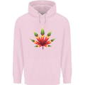 Cannabis Leaf Weed Drugs Marijuana Weed Mens 80% Cotton Hoodie Light Pink