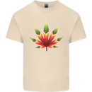 Cannabis Leaf Weed Drugs Marijuana Weed Mens Cotton T-Shirt Tee Top Natural