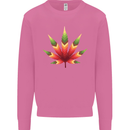 Cannabis Leaf Weed Drugs Marijuana Weed Mens Sweatshirt Jumper Azalea