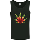 Cannabis Leaf Weed Drugs Marijuana Weed Mens Vest Tank Top Black