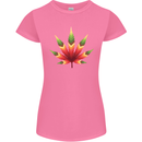 Cannabis Leaf Weed Drugs Marijuana Weed Womens Petite Cut T-Shirt Azalea