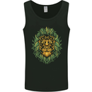 Cannabis Lion Weed Drugs Marijuana Weed Mens Vest Tank Top Black