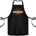 Cannabis Periodic Table Chemistry Weed Cotton Apron 100% Organic Black
