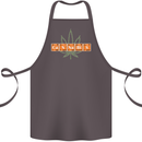 Cannabis Periodic Table Chemistry Weed Cotton Apron 100% Organic Dark Grey